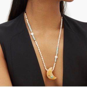 Lizzie Fortunato Moon Necklace